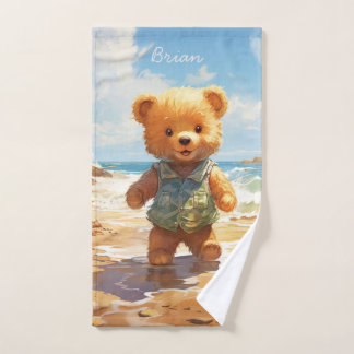 Teddy Bear Art Beach Handtuch für Kinder