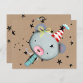 TEDDY BEAR ART POSTKARTE (Vorne/Hinten)