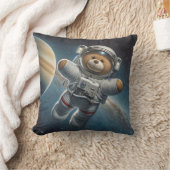 Teddy Bear Astronaut Baby Boy Kissen (Decke)