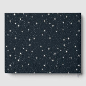 Teddy Bear Astronaut Boy Baby Shooting Logbook Gästebuch (Rückseite)