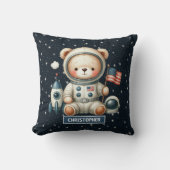 Teddy Bear Astronaut Decorative Pillow Baby Boy Kissen (Vorderseite)