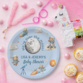  Teddy Bear Astronauts in Space Baby Shower Pappteller (Party)