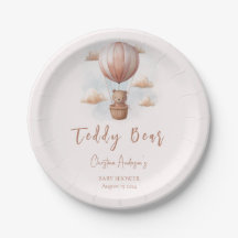Teddy Bear auf Balloon Baby Dusche