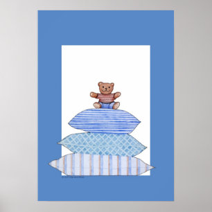 Teddy Bear auf Cushions Poster