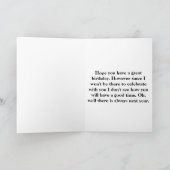 Teddy Bear auf dem Fahrrad mit Ballons Karte (Innenseite)