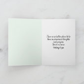 Teddy Bear auf einem Stuhl Karte (Innenseite)