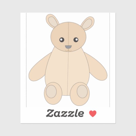 Teddy Bear Aufkleber (Blatt)