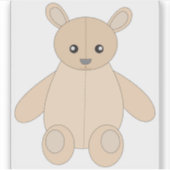 Teddy Bear Aufkleber (Vorderseite)