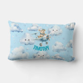 Teddy Bear Aviator Lumbar Pillow Lendenkissen (Rückseite)