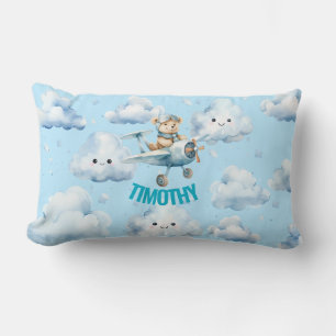 Teddy Bear Aviator Lumbar Pillow Lendenkissen