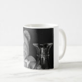 Teddy Bear B/W Kaffeetasse (VorderseiteRechts)