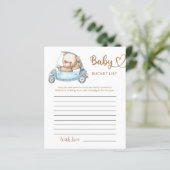 Teddy Bear Baby Bear Baby Shocket List (Stehend Vorderseite)