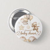 Teddy Bear Baby Bear Baby Shooter Ballon Button (Vorne & Hinten)