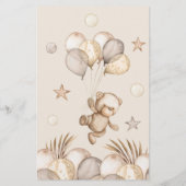 Teddy Bear Baby Bear Baby Shooter Bingo Game (Rückseite)