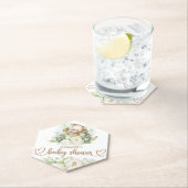 Teddy Bear Baby Bear Baby Shooter Floral Untersetzer (Vor Ort)