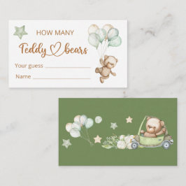 Teddy Bear Baby Bear Baby Shooting Card Begleitkarte
