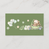 Teddy Bear Baby Bear Baby Shooting Card Begleitkarte (Rückseite)
