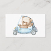 Teddy Bear Baby Bear Baby Shooting Card Begleitkarte (Rückseite)