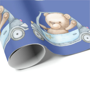 Teddy Bear Baby Bear Baby Shower Collectin Geschenkpapier