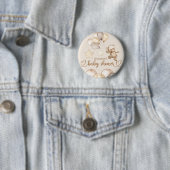 Teddy Bear Baby Bear Babydusche Ballon Button (Beispiel)