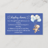 Teddy Bear Baby Bear Babydusche Begleitkarte (Vorderseite)