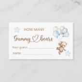 Teddy Bear Baby Bear Babydusche Begleitkarte (Vorderseite)