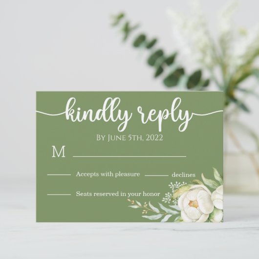 Teddy Bear Baby Bear Babydusche RSVP Karte (Stehend Vorderseite)