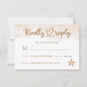 Teddy Bear Baby Bear Babydusche RSVP Karte (Vorderseite)