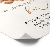 Teddy Bear, Baby Bear, Brown Balloons, Momosa Bar Poster (Ecke)