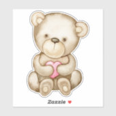 Teddy Bear Baby Bear Süße Tier Sticker (Blatt)