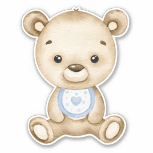 Teddy Bear Baby Bear Süße Tier Sticker