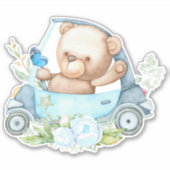 Teddy Bear Baby Bear Süße Tier Sticker (Vorderseite)