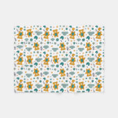 Teddy Bear Baby Blanket Fleecedecke (Vorderseite (Horizontal))