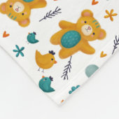Teddy Bear Baby Blanket Fleecedecke (Ecke)