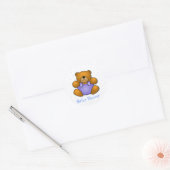 Teddy Bear Baby Boy Shower Stickers (Umschlag)