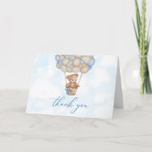 Teddy Bear Baby Dankeskarte (Vorderseite)