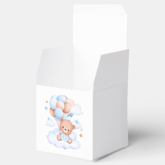 Teddy Bear Baby Duschbox Geschenkschachtel (Geöffnet)