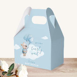 Teddy Bear Baby Dusche Blau Geschenkschachtel