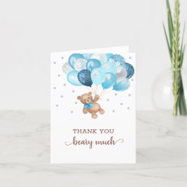 Teddy Bear Baby Dusche Danke Beary Much Card