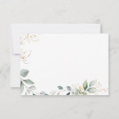 Teddy Bear Baby Dusche Danke Karte (Rückseite)