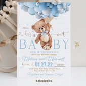 Teddy Bear Baby Dusche Einladung können wir bearly