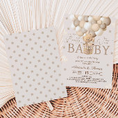 Teddy Bear Baby Dusche frühzeitig abwarten Einladung