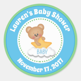 Teddy Bear Baby Dusche Gefallen Stickers Baby Bear