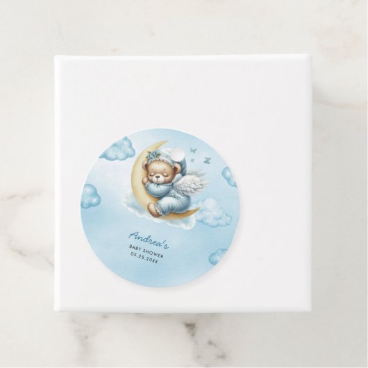 Teddy Bear Baby Dusche Geschenkanhänger (Beispiel)