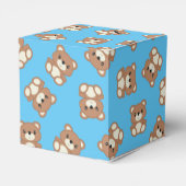 Teddy Bear Baby Dusche Geschenkschachtel (Rückseite)