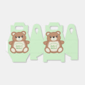 Teddy Bear Baby Dusche Geschenkschachtel (Ungefaltet)