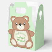 Teddy Bear Baby Dusche Geschenkschachtel (Geöffnet)