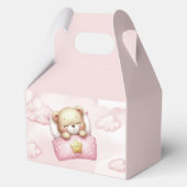 Teddy Bear Baby Dusche Geschenkschachtel (Rückseite)