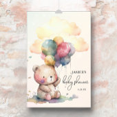 Teddy Bear Baby Dusche groß Poster