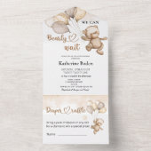 Teddy Bear Baby Dusche in einer Einladung (Innen Boden)